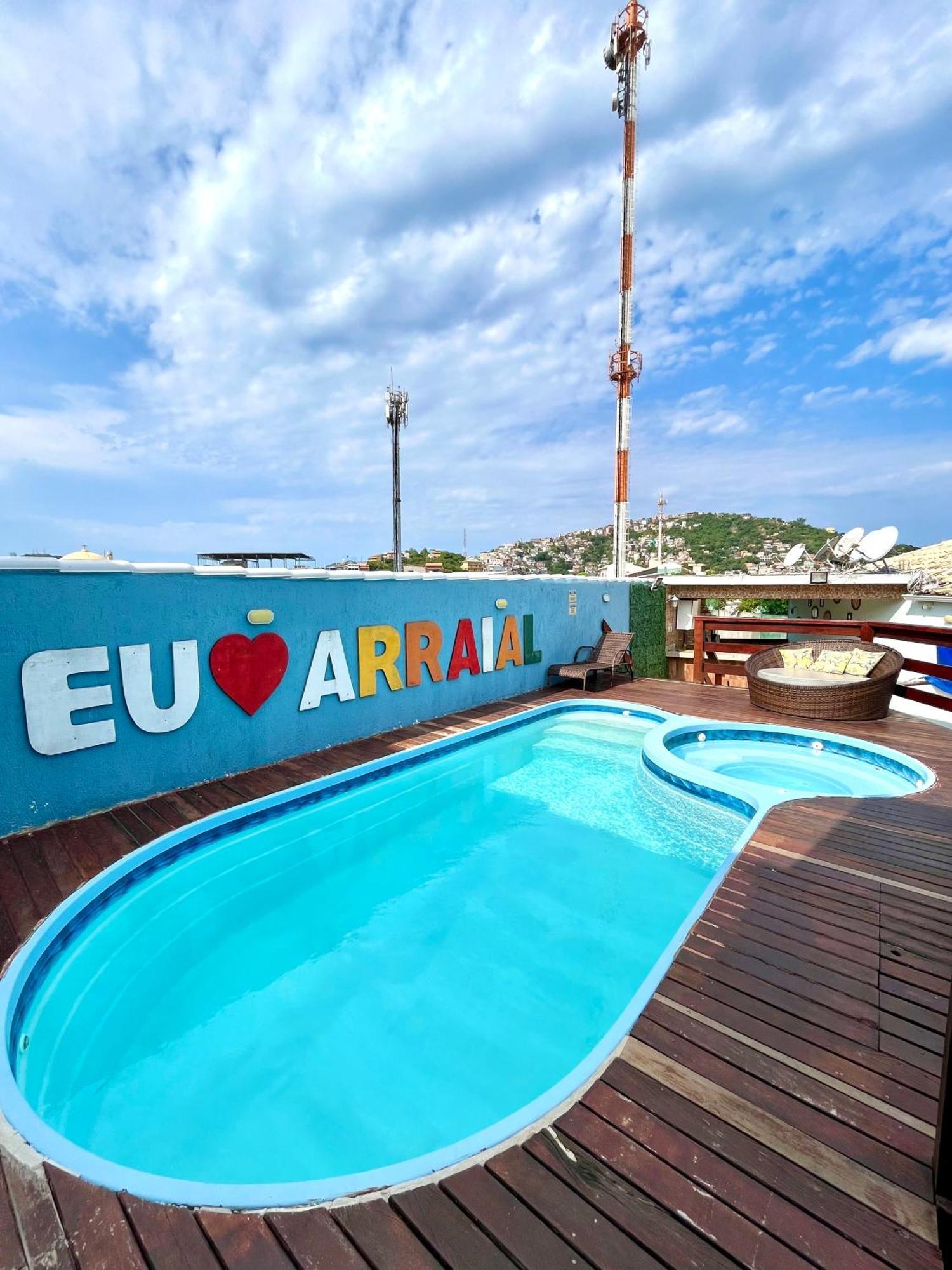 Pousada Eu Amo Arraial Арраял-ду-Кабу Экстерьер фото